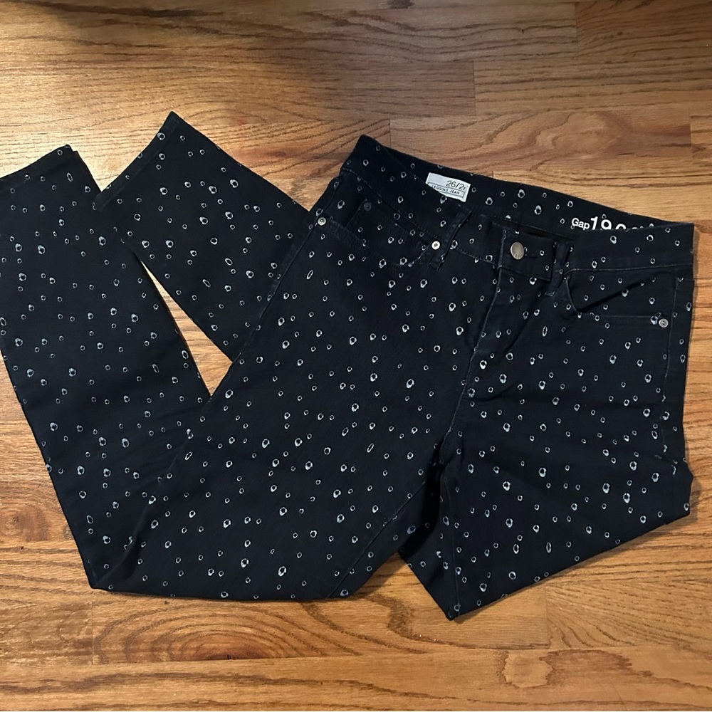 GAP Legging Jean with Water Droplet Print size 2R